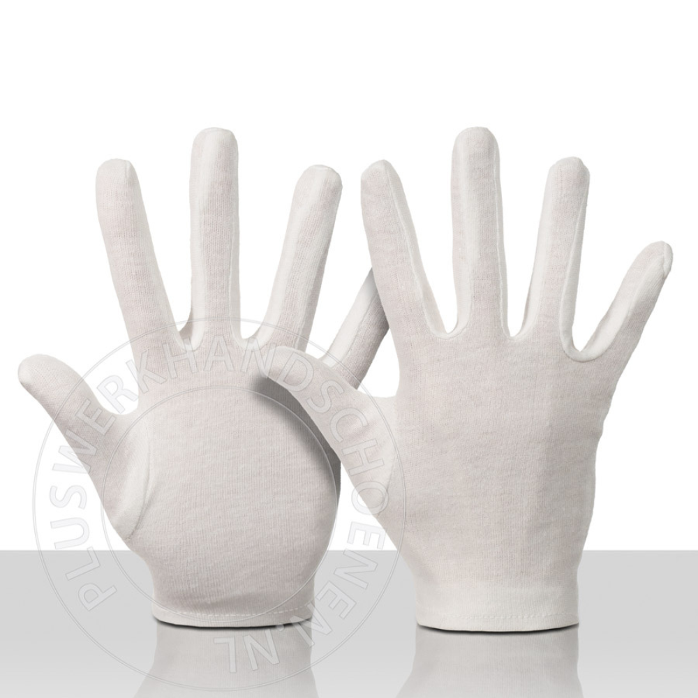 Bullflex katoenen gebleekte handschoen