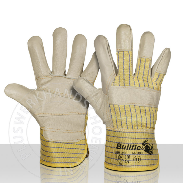 Bullflex 10181 Meubelleder Gevoerde Handschoen met Katoenen Rug