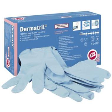 Dermatril nitril 740 blauw 24cm à 100