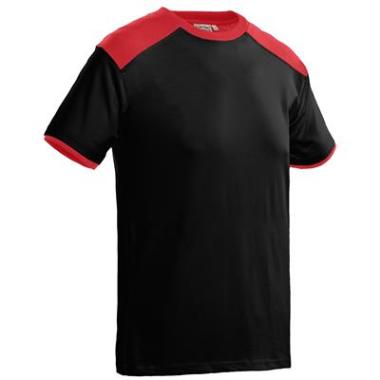 T-shirt Santino Tiësto zwart/rood