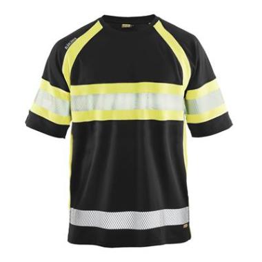 Blaklader T-shirt 3337 zwart/geel