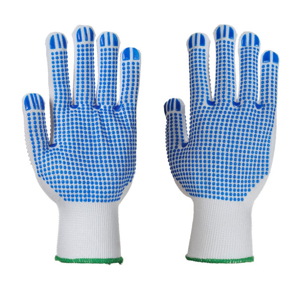 A113 Polka Dot Plus Glove White/Blue