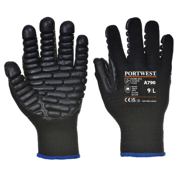A790 Anti-Vibration Glove Black