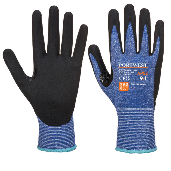 AP52 Dexti Cut Ultra Glove Blue/Black