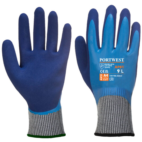 AP81 Liquid Pro HR Cut Glove Blue