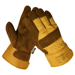 Bullflex Super splitlederen 3M Thinsulate gevoerde handschoen met katoenen doek - 11