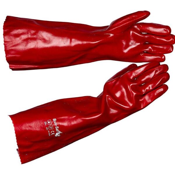 Bullflex Gecoate PVC handschoen met een lengte van 45 cm - 10