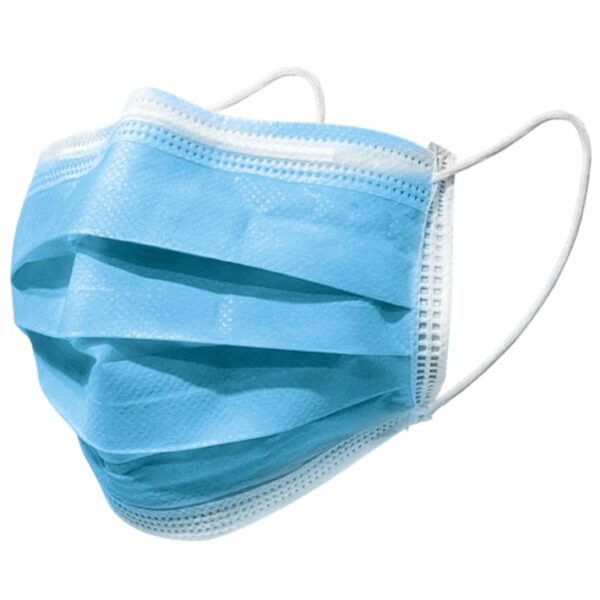 Surgical mask 3-ply EN14683 Type IIR bl