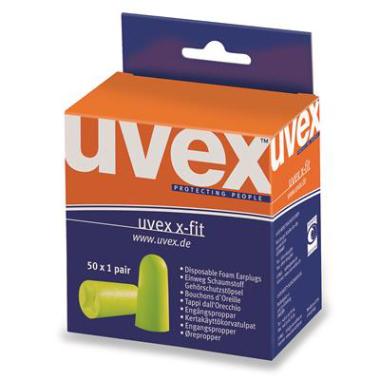 Uvex oordopjes X-Fit à 50pr. 2112-013