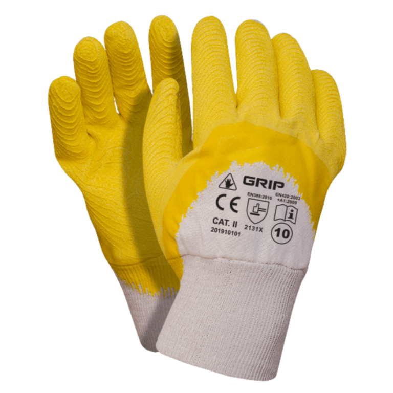 +Safety Grip Handschoen