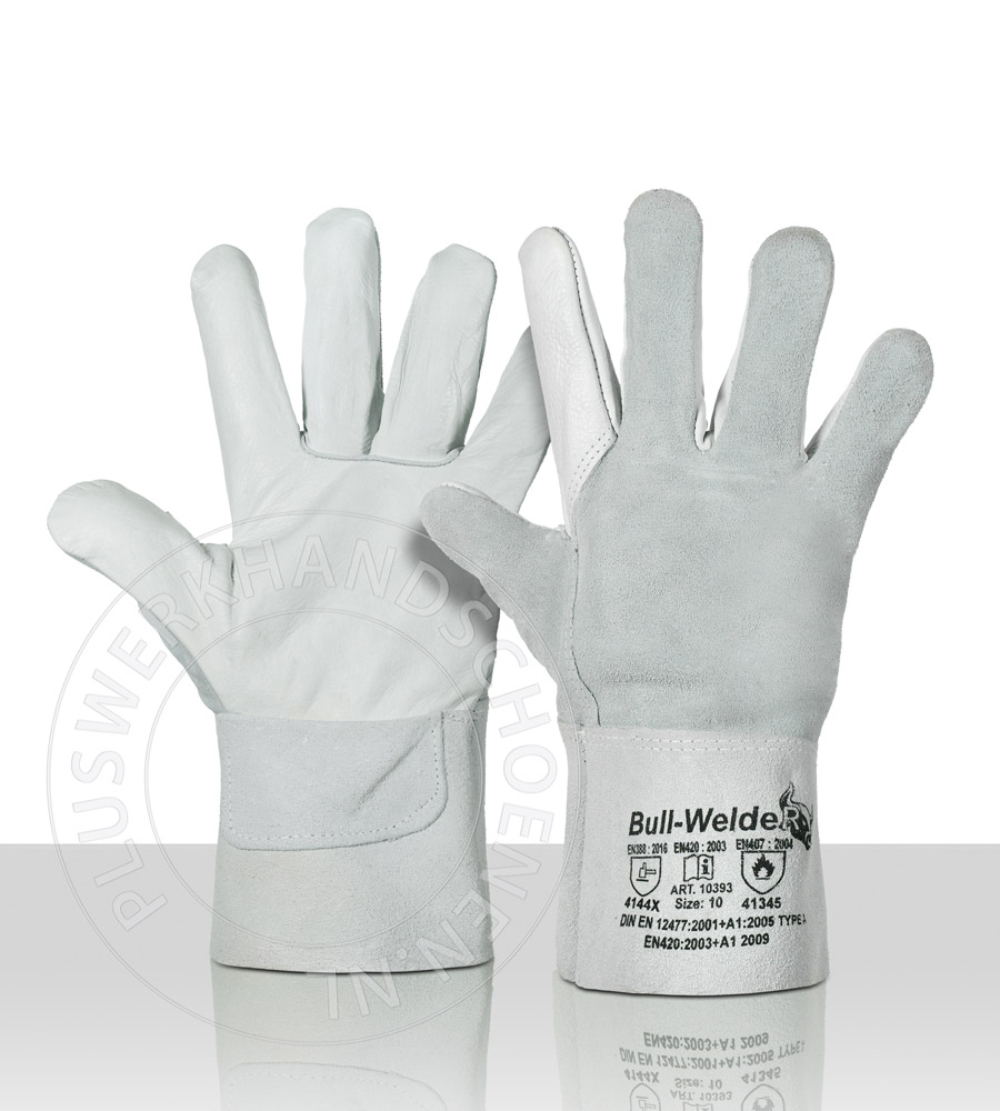 Bullflex 10393 lashandschoen | rundlederen palm | 10 cm kap ...